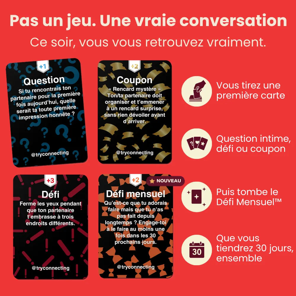 Connecting™ - Le jeu pour les couples qui veulent se retrouver