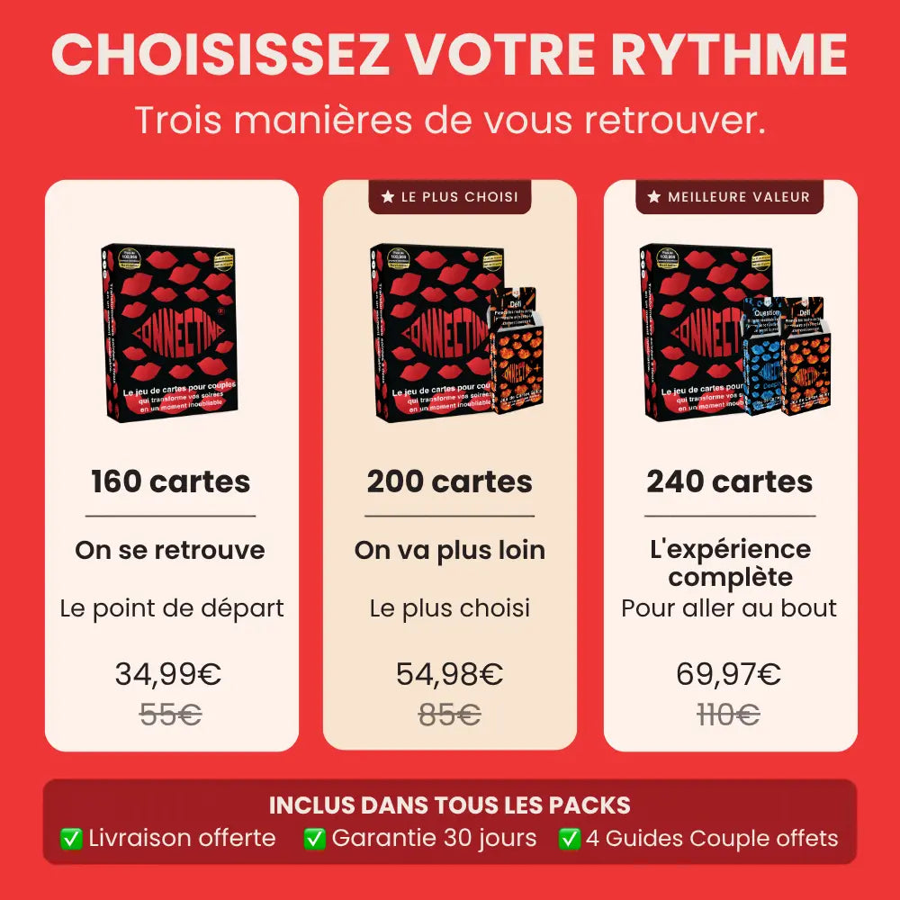 Connecting™ - Le jeu pour les couples qui veulent se retrouver