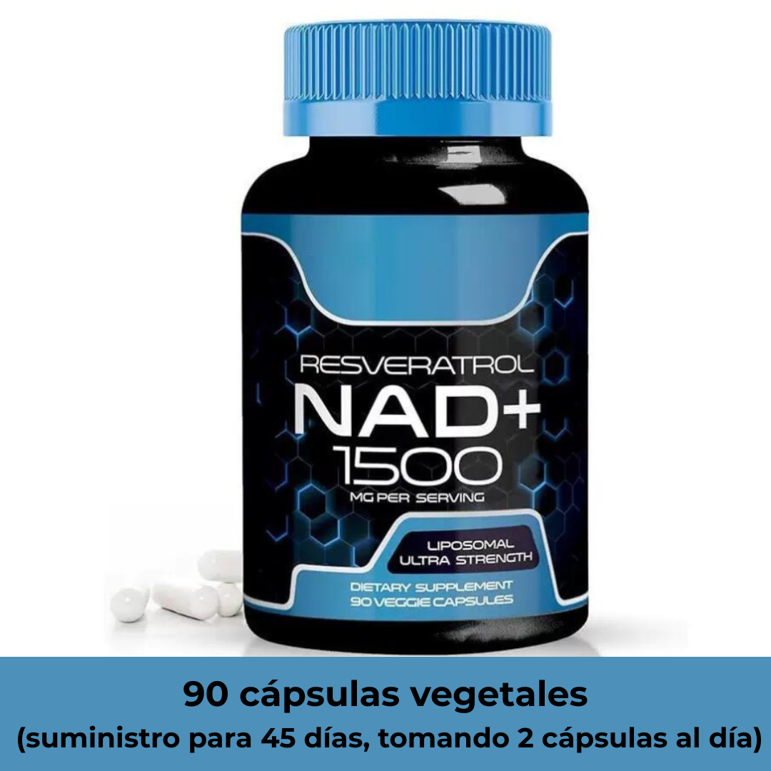 100% NAD Puro Alta Absorción, Salud Celular, Anti Edad y Energía